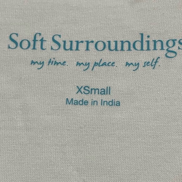 Soft Surroundings Sandy Shores Embroidered Tee - Picture 4 of 4